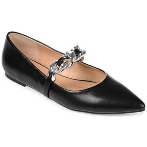 Journee collection METINAA MARY JANE FLAT IN FAUX LEATHER size 8